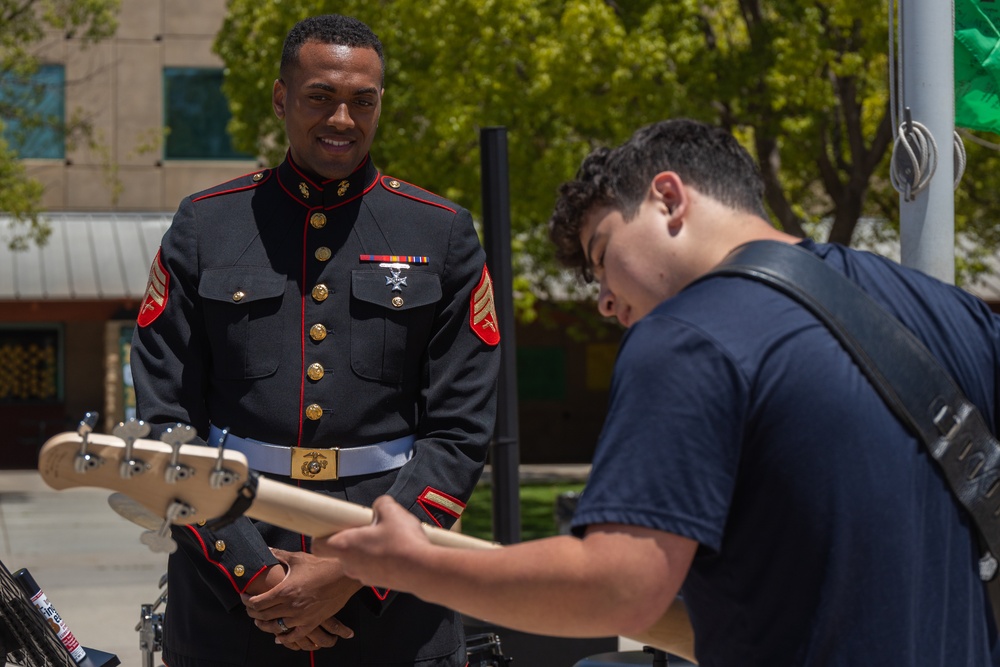 LAFW 25: 3rd MAW Band Visits Brea Olinda High School