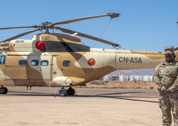 Army Reserve medical logistics NCO ensures critical blood supply at African Lion 2025