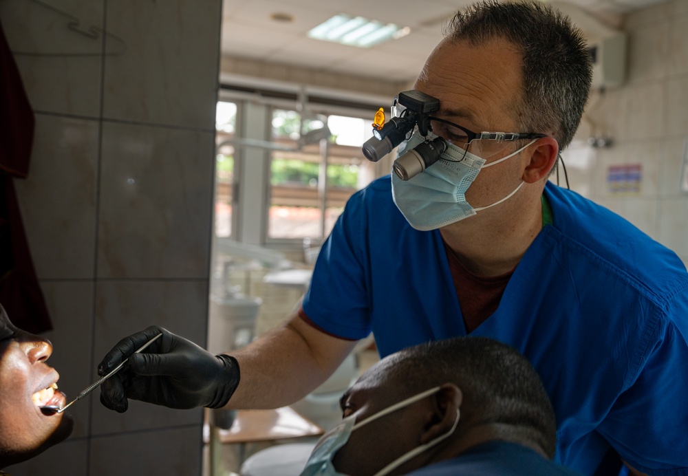 US, Ghana military health professionals provide dental care at African Lion 2025