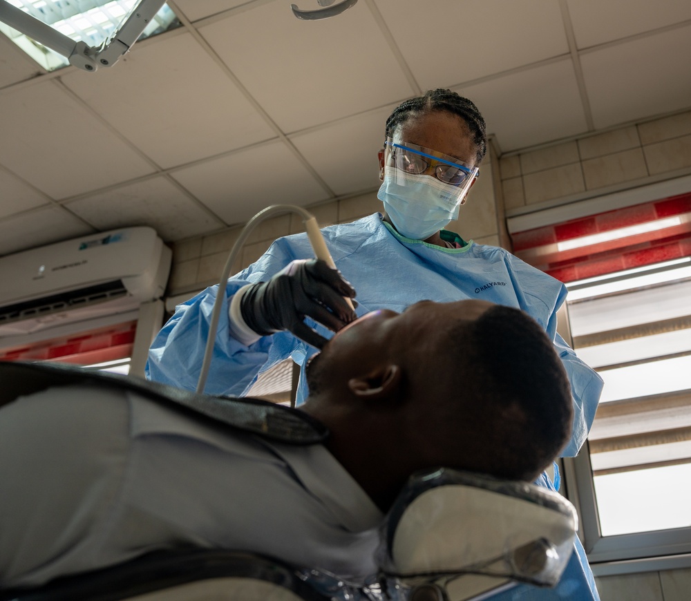 US, Ghana military health professionals provide dental care at African Lion 2025