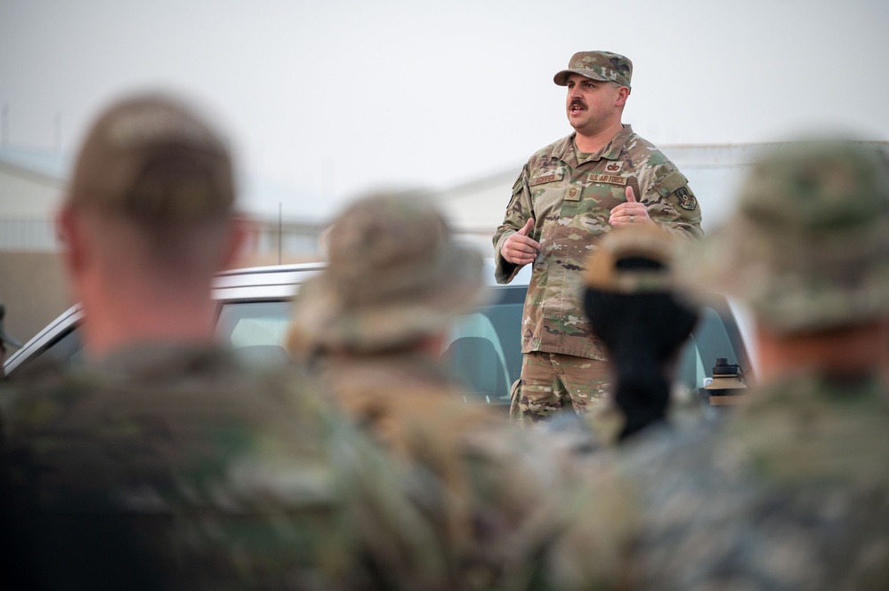 386th AEW Police Week 2025: Ruck March