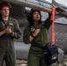 U.S. Marines load ordnance onto F-35B