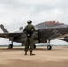 U.S. Marines fly F-35B with ordnance