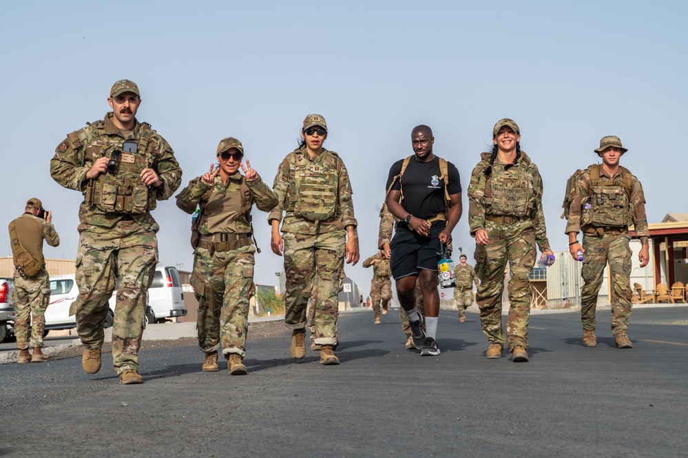 386th AEW Police Week 2025: Ruck March