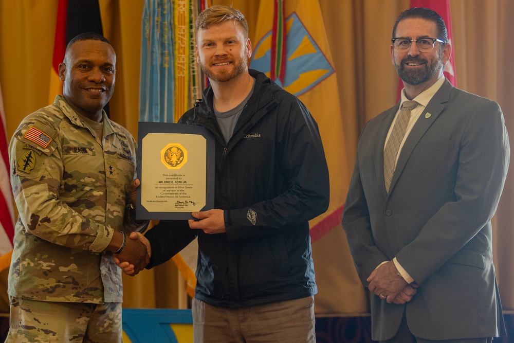 21st Theater Sustainment Command’s Length of Service Ceremony 2025