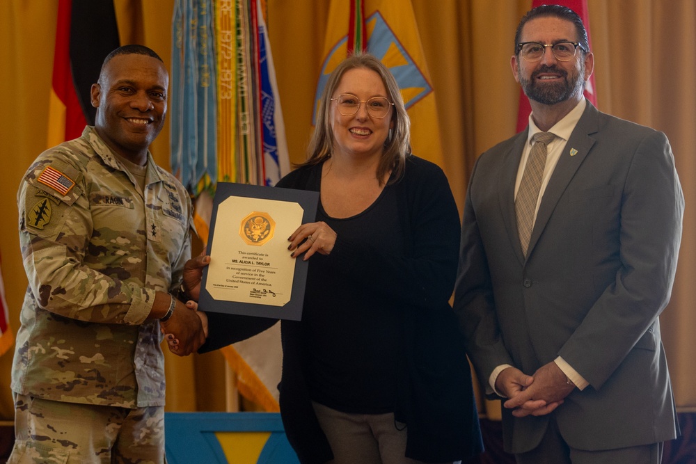 21st Theater Sustainment Command’s Length of Service Ceremony 2025