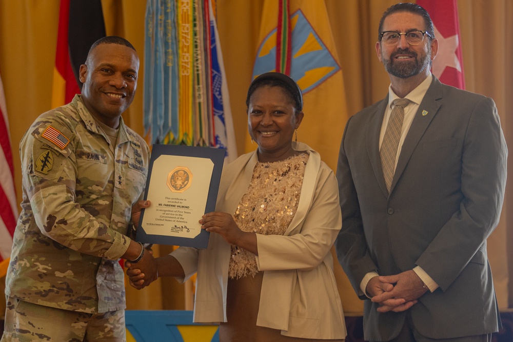 21st Theater Sustainment Command’s Length of Service Ceremony 2025