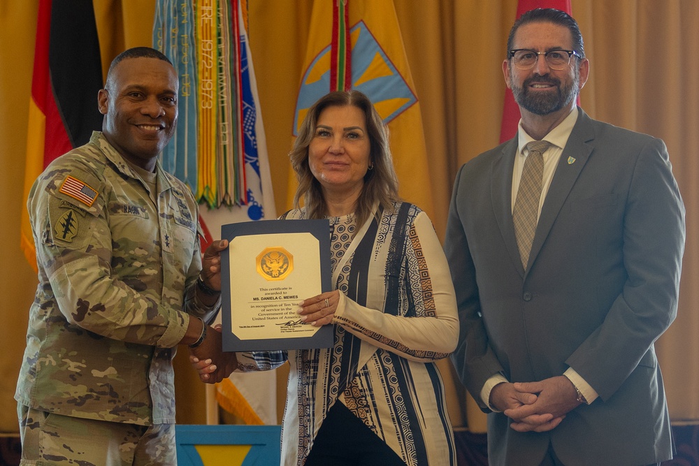 21st Theater Sustainment Command’s Length of Service Ceremony 2025