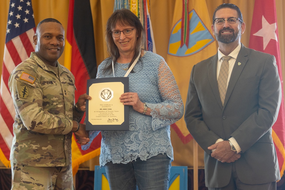 21st Theater Sustainment Command’s Length of Service Ceremony 2025