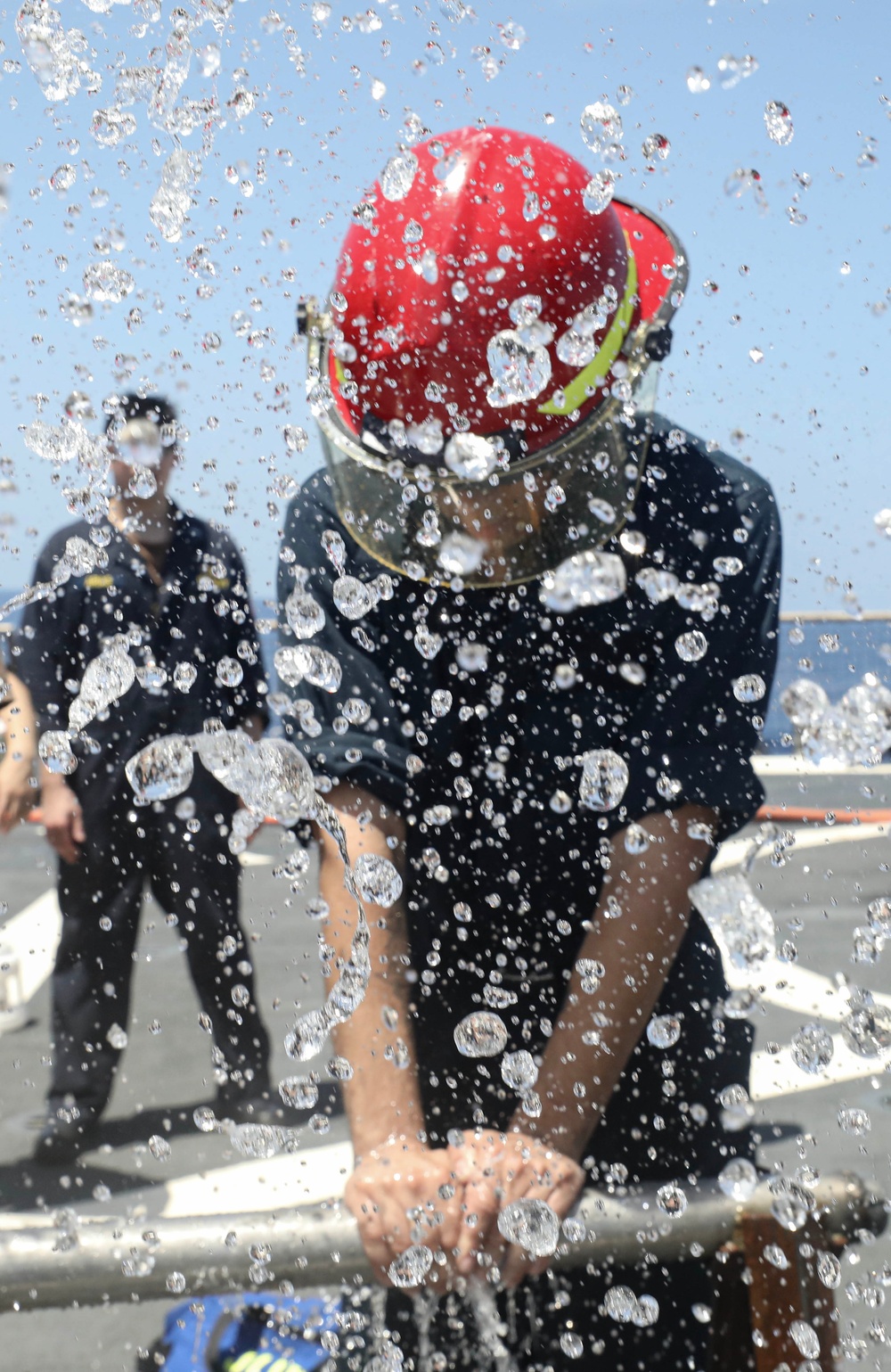 USS Milius conducts operations in the U.S. Central Command area of responsibility as part of the Carl Vinson Carrier Strike Group
