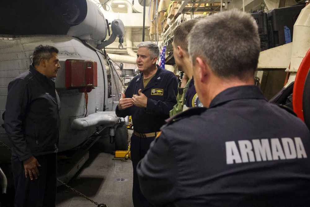 Capt. Michael Dwan, commodore, Combined Task Force 64 discusses the long‐term multinational training