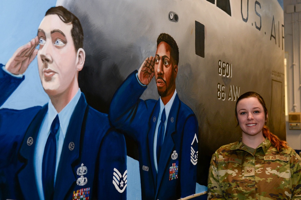 Ramstein Airman Brings Air Force pride to life
