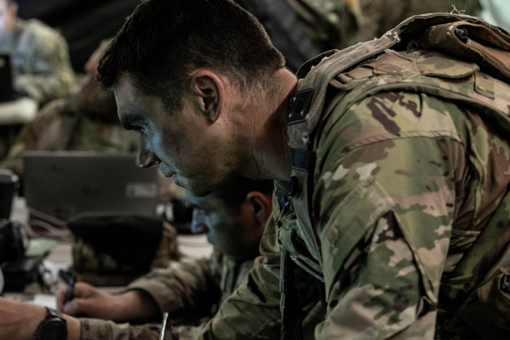 3rd Infantry Division coordinate battlefield operations Exercise Combined Resolve 25-2