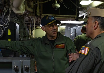 Rear Adm. Lemmon Visits USS Gerald R. Ford