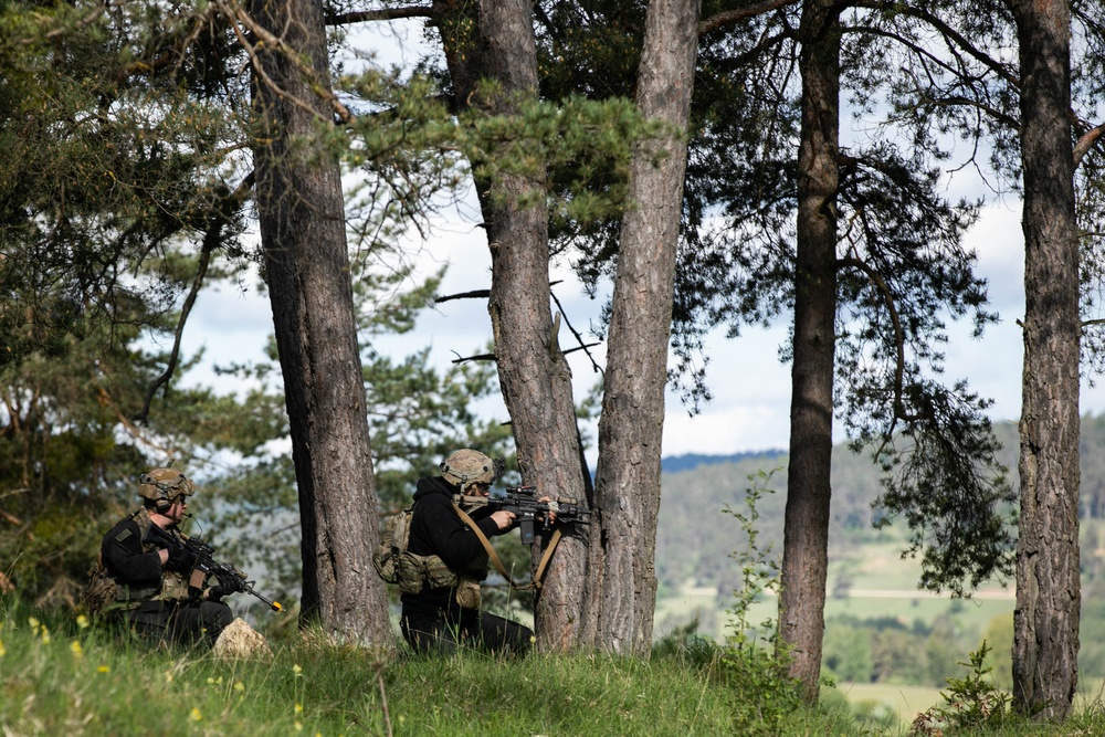 Simulated contact as part of Exercise Combined Resolve 25-2