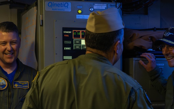 Rear Adm. Lemmon Visits USS Gerald R. Ford