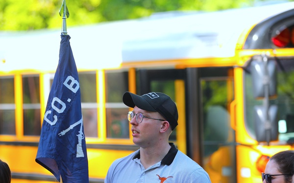 Future Army Officers Walk the Battlefield as Illinois OCS Class 70-25 Studies Leadership at Fort Donelson