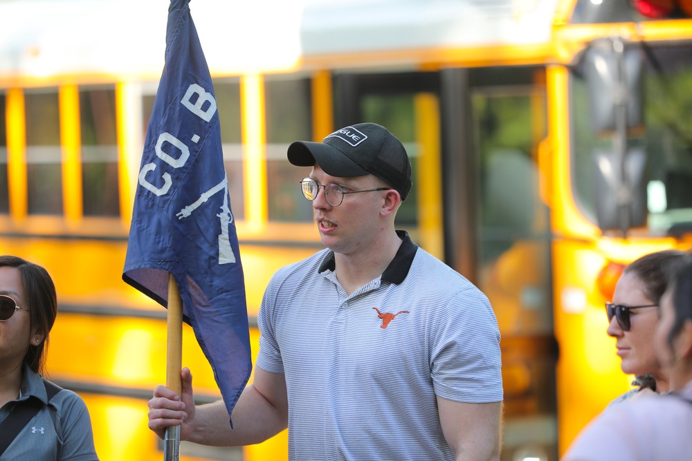 Future Army Officers Walk the Battlefield as Illinois OCS Class 70-25 Studies Leadership at Fort Donelson