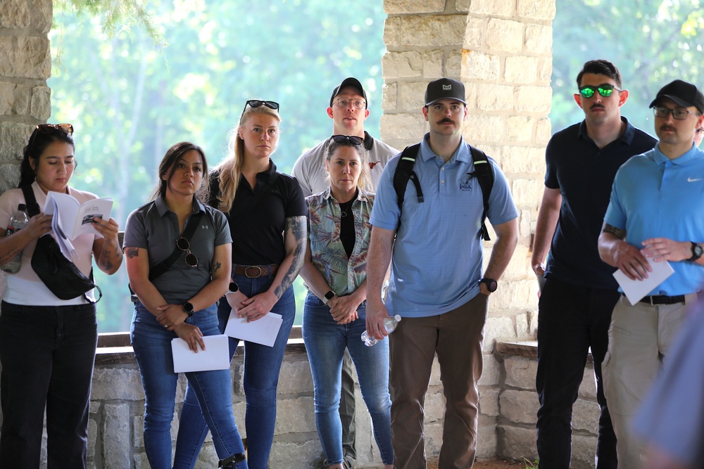 Future Army Officers Walk the Battlefield as Illinois OCS Class 70-25 Studies Leadership at Fort Donelson