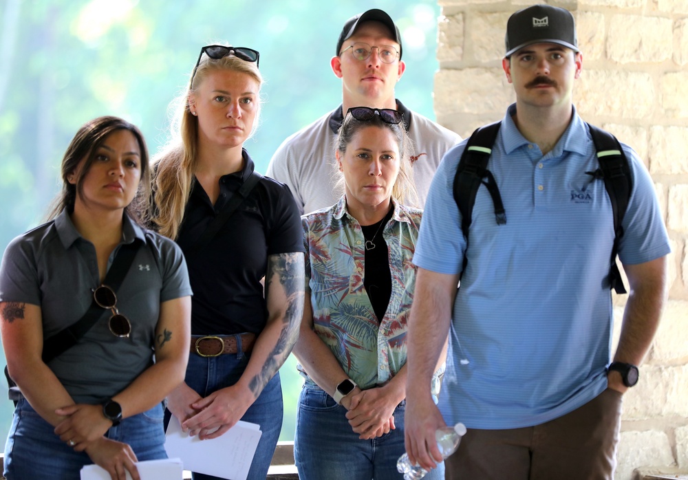 Future Army Officers Walk the Battlefield as Illinois OCS Class 70-25 Studies Leadership at Fort Donelson