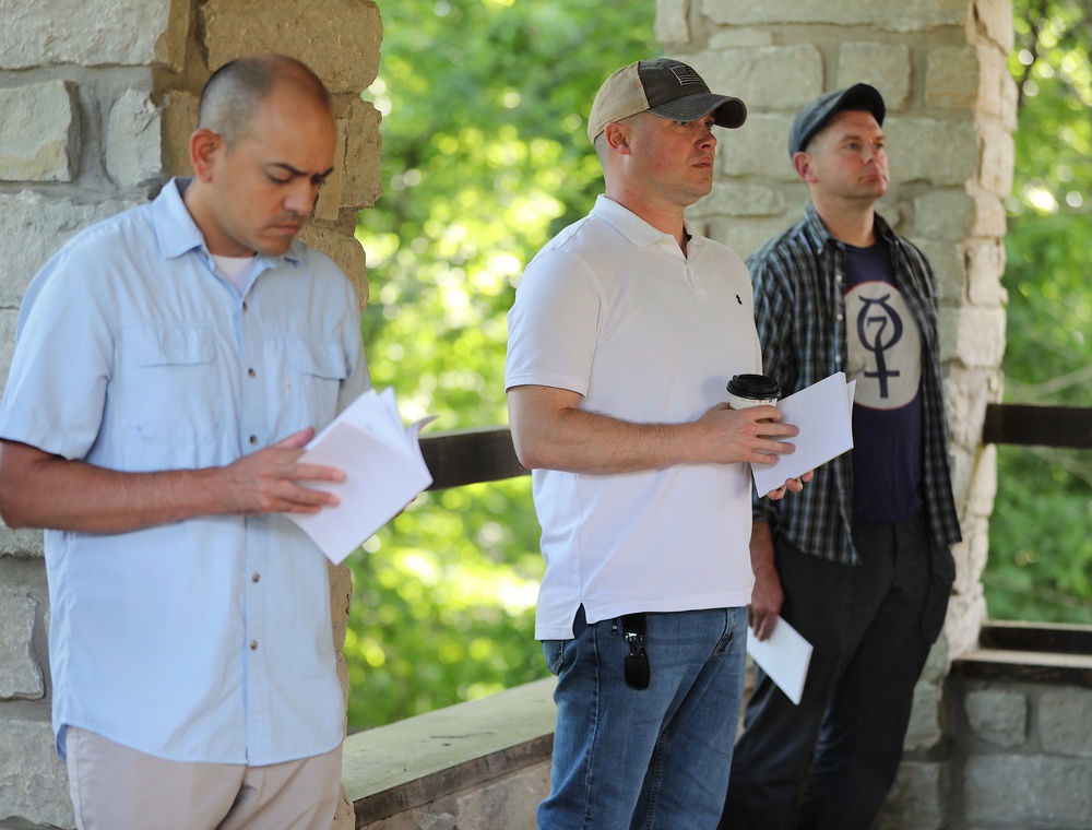 Future Army Officers Walk the Battlefield as Illinois OCS Class 70-25 Studies Leadership at Fort Donelson