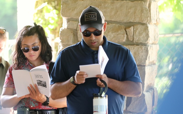 Future Army Officers Walk the Battlefield as Illinois OCS Class 70-25 Studies Leadership at Fort Donelson