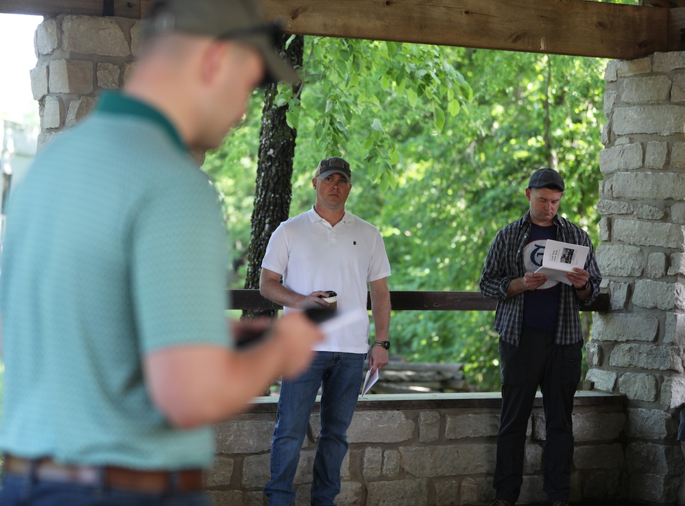 Future Army Officers Walk the Battlefield as Illinois OCS Class 70-25 Studies Leadership at Fort Donelson