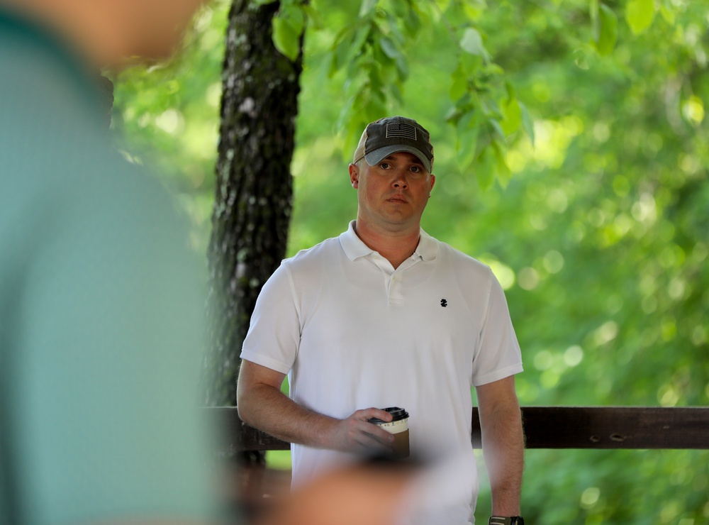 Future Army Officers Walk the Battlefield as Illinois OCS Class 70-25 Studies Leadership at Fort Donelson