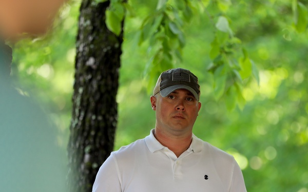 Future Army Officers Walk the Battlefield as Illinois OCS Class 70-25 Studies Leadership at Fort Donelson