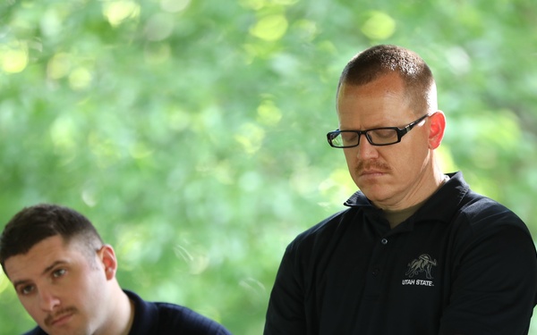 Future Army Officers Walk the Battlefield as Illinois OCS Class 70-25 Studies Leadership at Fort Donelson