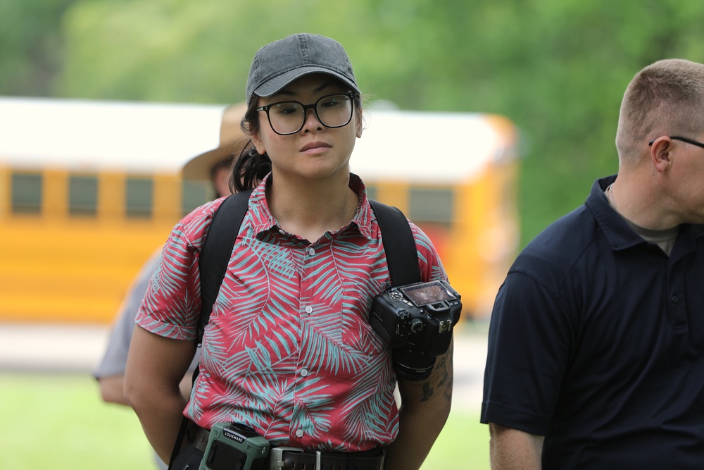 Future Army Officers Walk the Battlefield as Illinois OCS Class 70-25 Studies Leadership at Fort Donelson