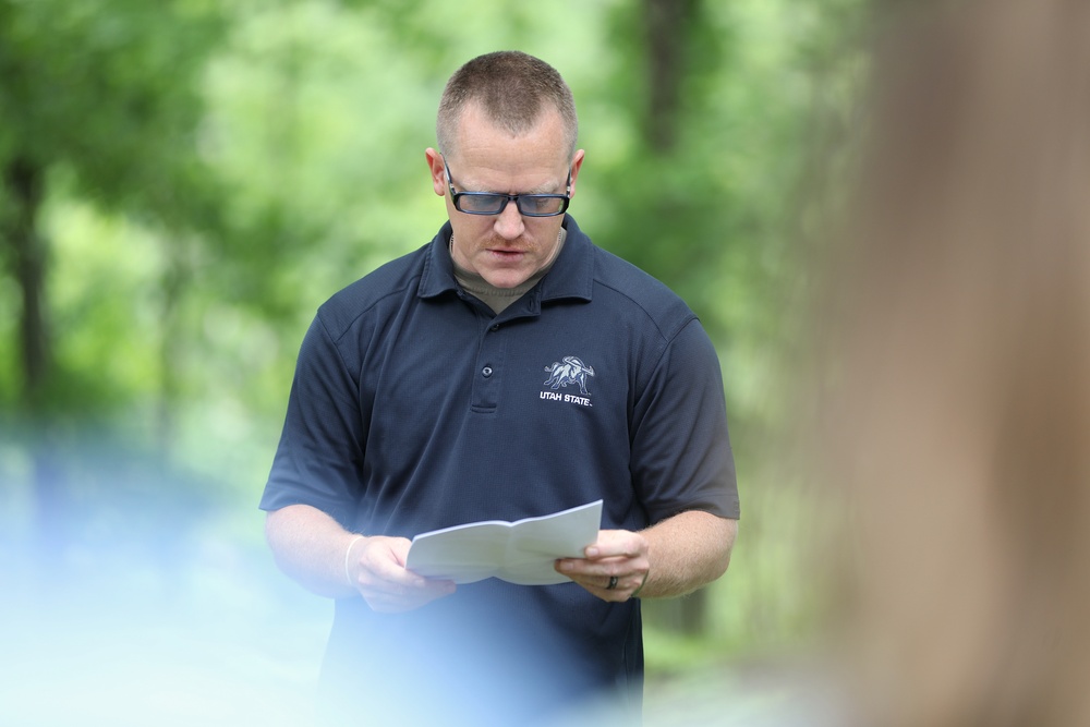 Future Army Officers Walk the Battlefield as Illinois OCS Class 70-25 Studies Leadership at Fort Donelson