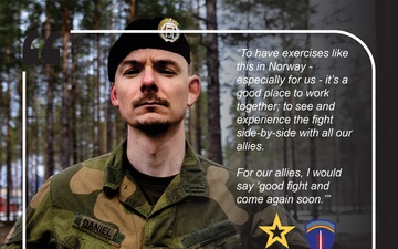 I'M A DEFENDER - Norwegian Senior Sgt. Daniel Skånøy