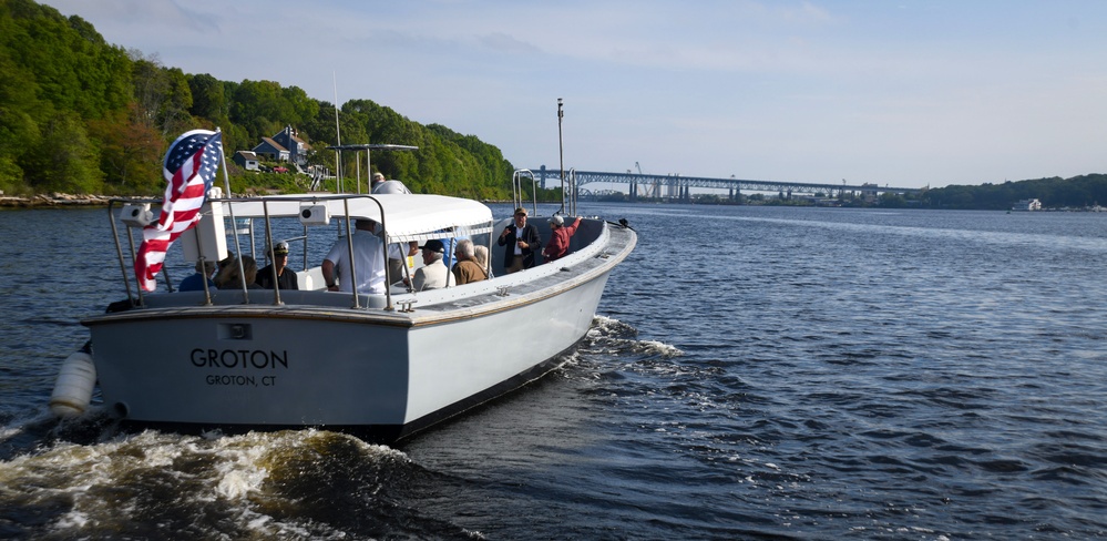 SUBASE holds a Ribbon Cutting for Gift of New Dock at Submarine Force Museum