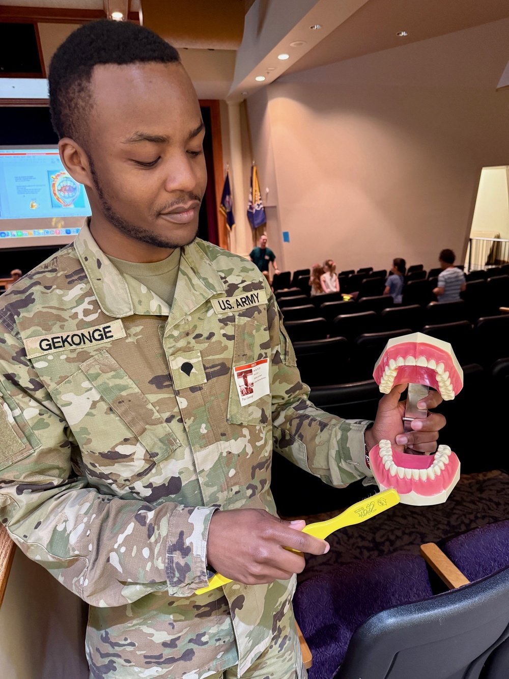 Army Dental Team Visits Local Schools to Promote Healthy Smiles