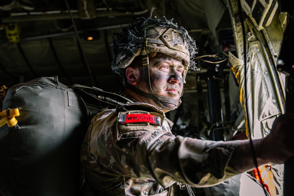 Sky Soldiers Conduct Airborne Operation Over Latvia During Swift Response 25
