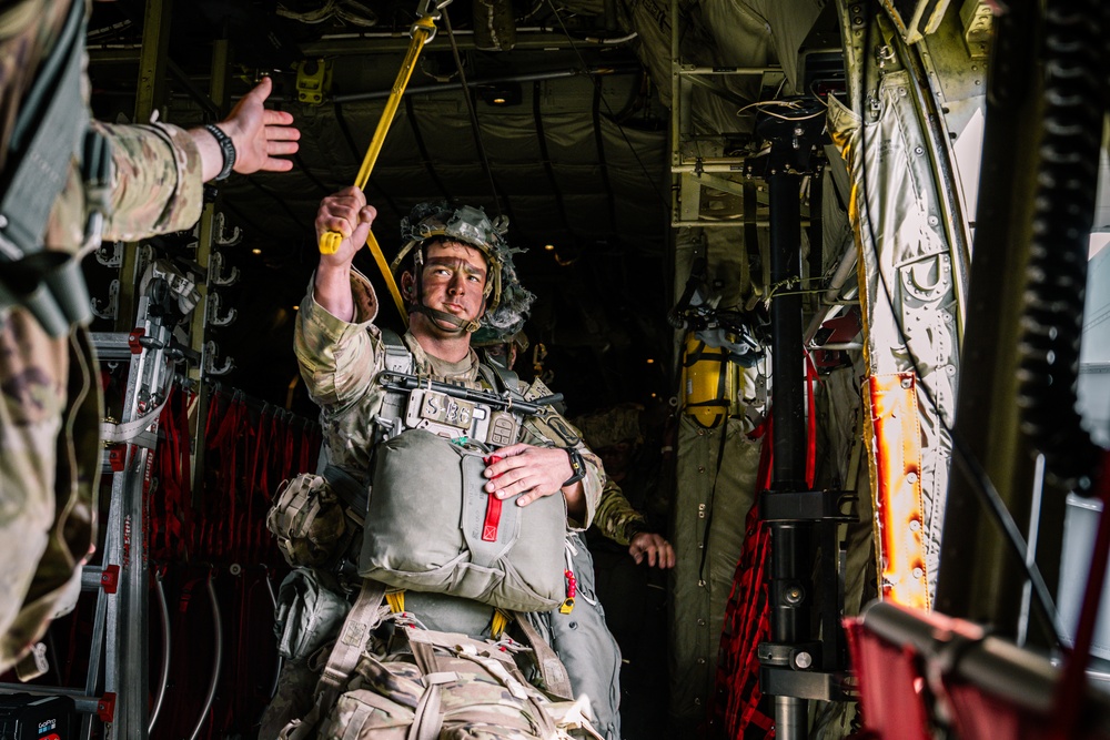 Sky Soldiers Conduct Airborne Operation Over Latvia During Swift Response 25