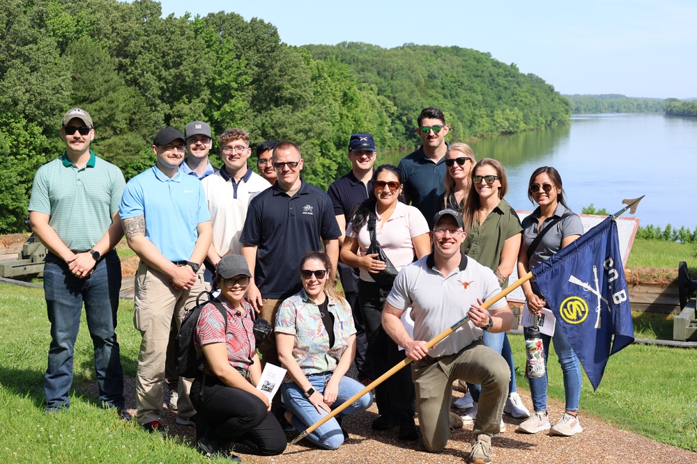 Future Army Officers Walk the Battlefield as Illinois OCS Class 70-25 Studies Leadership at Fort Donelson