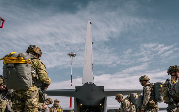 Sky Soldiers Conduct Airborne Operation Over Latvia During Swift Response 25