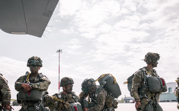 Sky Soldiers Conduct Airborne Operation Over Latvia During Swift Response 25