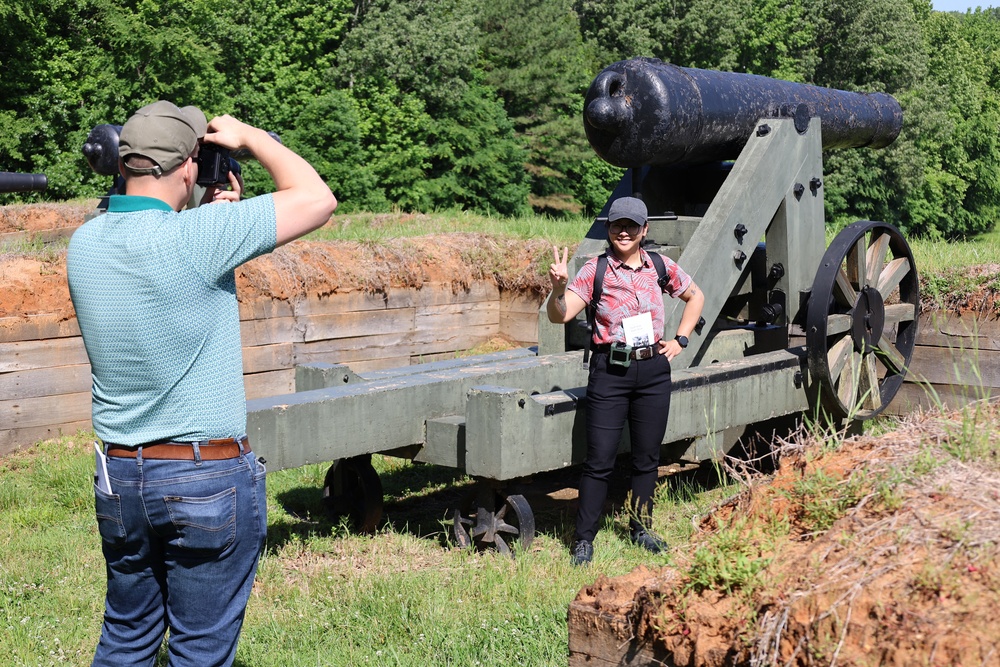 Future Army Officers Walk the Battlefield as Illinois OCS Class 70-25 Studies Leadership at Fort Donelson