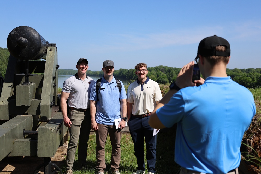 Future Army Officers Walk the Battlefield as Illinois OCS Class 70-25 Studies Leadership at Fort Donelson
