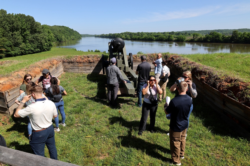Future Army Officers Walk the Battlefield as Illinois OCS Class 70-25 Studies Leadership at Fort Donelson