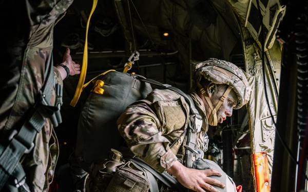 Sky Soldiers Conduct Airborne Operation Over Latvia During Swift Response 25
