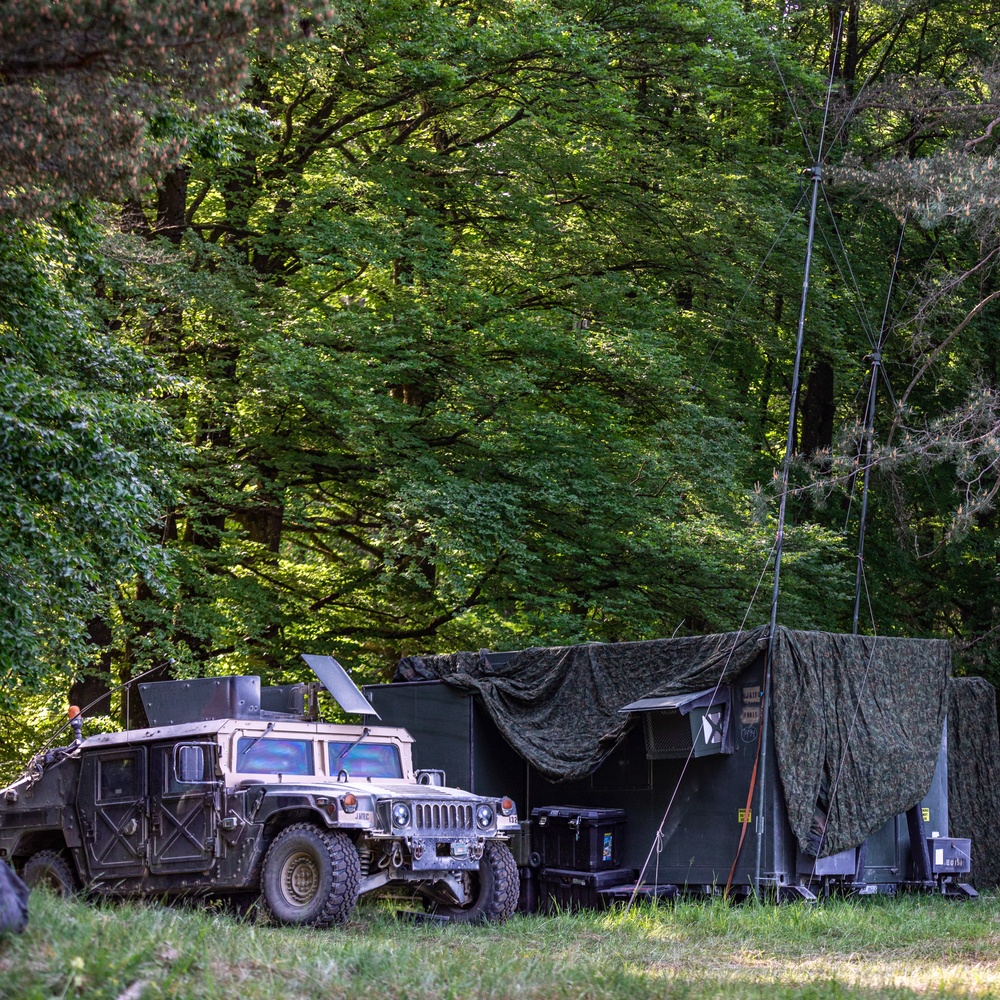 1-41st Field Artillery Regiment React to Simulated Drone Attack During Combined Resolve 25-2