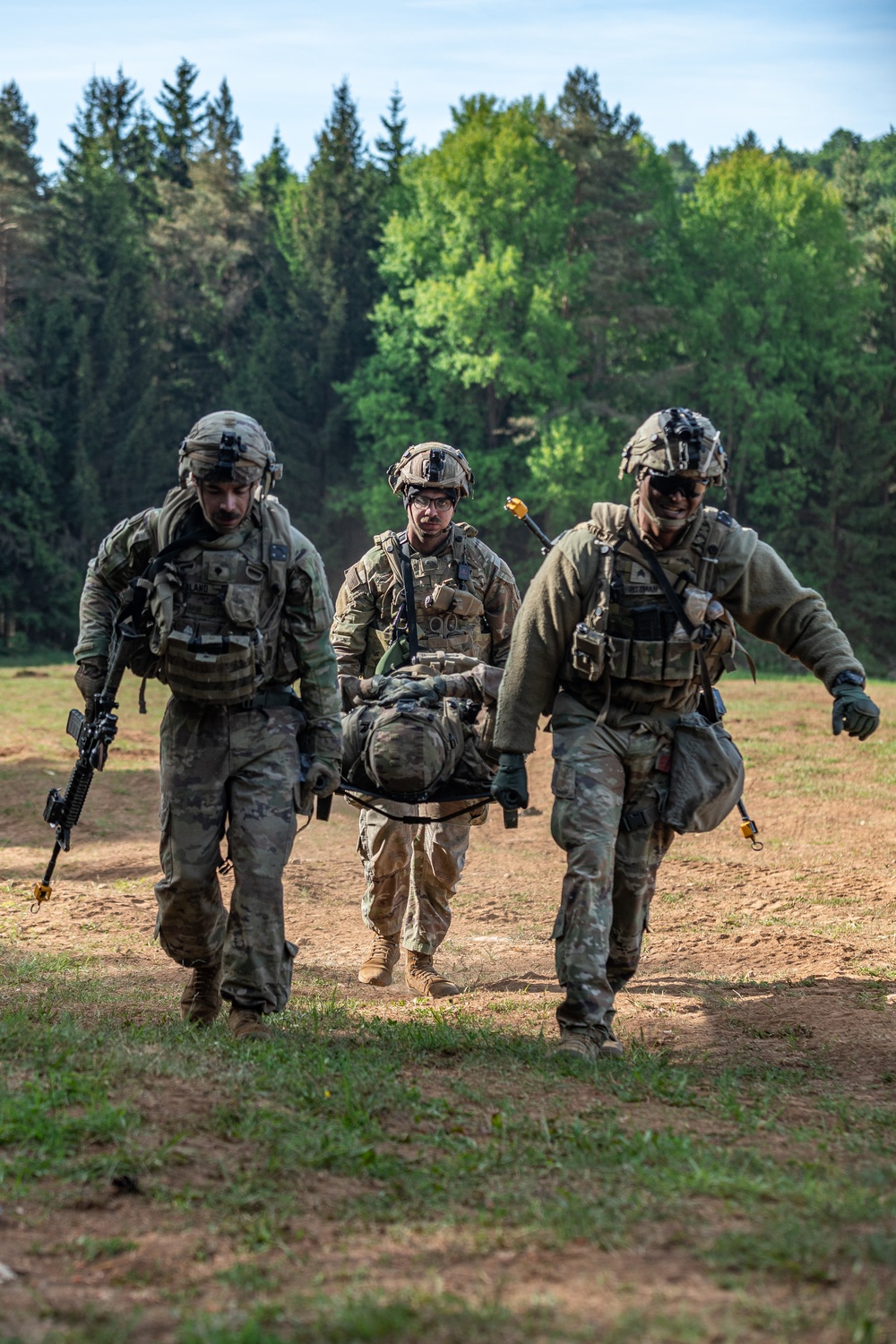 1-41st Field Artillery Regiment React to Simulated Drone Attack During Combined Resolve 25-2