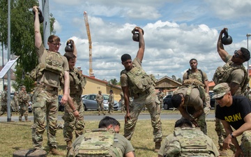Dragoon Week 2025 squad physical training competition