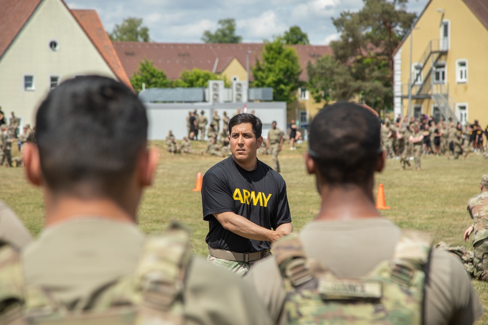 Dragoon Week 2025 squad physical training competition