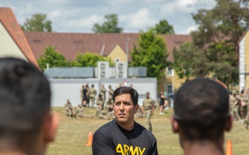 Dragoon Week 2025 squad physical training competition