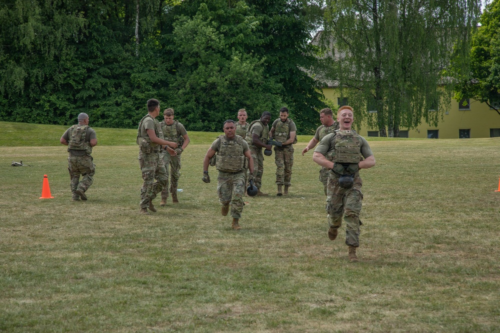 Dragoon Week 2025 squad physical training competition